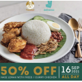 PappaRich Australia - Malaysia Day: 50% Off on Deliveroo – Nasi Lemak with Fried Chicken &amp; Nasi Lemak with Curry Chicken