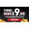 Pizza Hut - 3 Selected Sides $9.95 (code)
