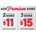 Dominos - 2 Premium Sides $11 &amp; 3 Premium Sides $15 (codes)! 48 Hours Only