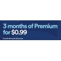 Spotify - 3 months of Premium for $0.99