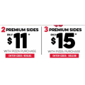 Dominos - 2 Premium Sides $11 &amp; 3 Premium Sides $15 (codes)! 2 Days Only