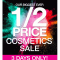 Priceline - 72 Hours Sale: 50% Off Cosmetics; 40% Off Models Prefer Cosmetic Bags &amp; More [Starts Tues, 31st July 2018]
