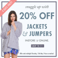 20% Off on Jackets and Jumpers at Princess Polly - Ends Midnight 15th May