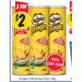 NQR - 3 Pringles Chilli Sambal Chips 134g $2 (Save $10)