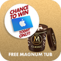 Red Rooster - 25 Day of Christmas: 20th Day: Free Magnum Tub (code)! Ends Tues 24th Dec