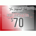 FILA - Weekend Flash Sale: 50% Off Men&#039;s &amp; Women&#039;s Puff Jacket Sale, Now $70 (Was $140)