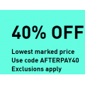 PUMA - Afterpay Day Sale: Up to 50% Off Clearance Items + Extra 40% Off Storewide (code)