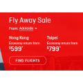 Qantas - Fly Away Sale: 30% Off Return Flights to Hong Kong e.g. Sydney to Hong Kong $539