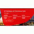 Qantas - 12 Holidays of Christmas Sale: Domestic One-Way Flights from $109