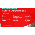 Qantas - Business Class Companion Sale: Fly to Melbourne $449; New Zealand $449; Singapore $2399; USA $5499