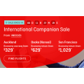 Qantas - International Companion Sale: Up to 25% Off Flights to Asia, Australasia, Afrcia; Europe; North America; South