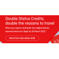 Qantas - Earn Double Status Credits on Eligible Qantas operated Flights across Australia