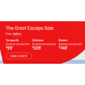 Qantas - The Great Escape Sale: Domestic Flights from $99 e.g. Sydney to Tamworth $99 etc.