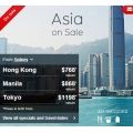 Qantas Asia on Sale - Hong Kong $768 return, Manila $868, Singapore $808