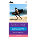 Quiksilver - Click Frenzy Julove Sale: Take an Extra 30% Off Up to 50% Off Sale Items (code)