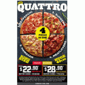 Dominos - King Size Quattro 40cm Pizza $22.90 Pick-Up / $28.90 Delivered (codes)