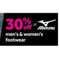 Rebel Sport - 30% off on new pairs of Mizuno running shoes