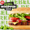 Hungry Jacks - Rebel Whopper Burger $6.9 / Rebel Whopper Meal Small $10.30 | Medium $11.3 | Large $12.3