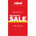 Rebel Sport - Mid Season Sale: Up to 70% Off Sports Clothing; Footwear &amp; Accessories (Over 2300 Items)