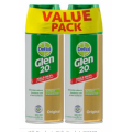 Reject Shop - 2 x Dettol Glen 20 Disinfectant Spray Original Aerosol Eliminate Odour 300g $10 (Was $8.99 each)