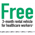 Enterprise Rent-a-Car  - FREE 3 Months Rental Vehicles for Healthcare Workers