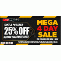 Repco - Mega 4 Day Sale:  Further 25% Off on Marked Clearance Items [Expired]