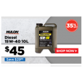 Nulon 15W-40 High Protection Diesel Formula Engine Oil 10L $45 (Save $29.99) @ Repco