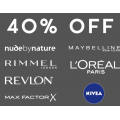 Target - 40% Off Selected Cosmetic &amp; Skincare Brands