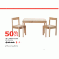 IKEA - Latest Clearance Offers: Up to 50% Off e.g. LATT Children&#039;s Table with 2 Chairs $18 (Was $39.99)