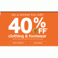 Rivers - Members Exclusive Sale: 40% Off Clothing &amp; Footwear 