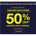 Rivers - 50% Off Selected Men&#039;s Clothing (Online Only) - 3 Days Only