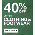 Rivers - 40% Off Men&#039;s Clothing &amp; Footwear (Excludes Clearance)
