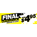 Rivers - Online Exclusive Final Clearance Sale: Up to 90% Off 3725+ Sale Styles e.g. Short $4.95, Shirt $4.95, Top $4.95, Tank $4.95 etc.