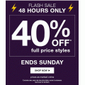 Rivers - 48 Hour Sale: 40% Off Full-Priced Styles 
