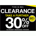 Rivers - Further 30% Off Clearance Items e.g Jackets $14 (Was $60) &amp; More 