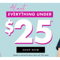 Rockmans - Nothing Over $25 Sale: Up to 80% Off - Cami $9.99; Top $9.99; Tank $9.99; Shirt $9.99 etc.