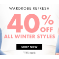 Rockmans - Winter Layer Sale: Up to 40% Off Sale Items e.g. Poncho $8; Pant $8; Top $8 etc.