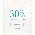 Millers - Extra 30% Off Selected Items + Free Click &amp; Collect: Skirts $16.8; Tops $17.5; Shirts $17.5; Jeans $18 etc.