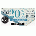House - Further 20% Off on Up to 65% Off Rugs (code)! Online Only