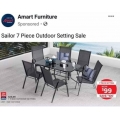 Amart Furniture - Salor 7 Piece Outdoor Setting $99 (Save $100)! In-Store &amp; Online