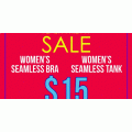 FILA - Weekend Flash Sale: 60% Off Women&#039;s Seamless Bra &amp; Tanks, Now $15 (2 Days Only)