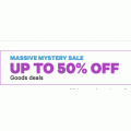Groupon - Massive Mystery Sale: Up to 50% Off Goods Deals (code)! 24 Hours Only