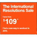 Jetstar - The International Resolutions Sale: Return Flights to Bali $193; Singapore $193; Malaysia $222 etc.