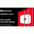 Samsung - FREE 4 Months of YouTube Premium for Samsung Galaxy S10 &amp; Galaxy Fold Owners (New Customers Only)
