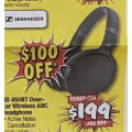 JB Hi-Fi - Boxing Day Special: Sennheiser HD 450BT Wireless Headphones $199 (Save $100)! Starts Sat 26th Dec