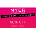 MYER - Daily Deal: Extra 50% Off Women&#039;s Footwear 