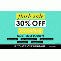 Flash Sale - 30% Off Everything - Ends Today! Online Only @ Strandbags