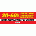 Supercheap Auto - 20-60% Off Everything (In-Store &amp; Online)! Today Only