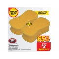 Supercheap Auto - 2 Jumbo Sponges for $2 (Save $4.38)! Starts Wed, 7th Dec