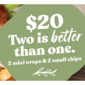 Schnitz - 2 Mini Wraps &amp;  Small Chips $20! Until 5 P.M Daily